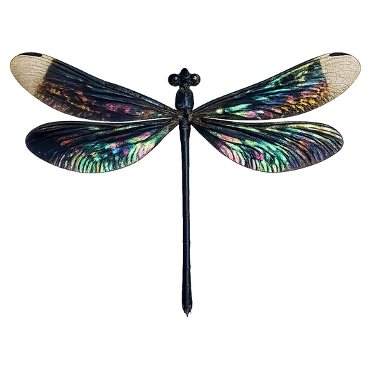 Black Damselfly Specimen