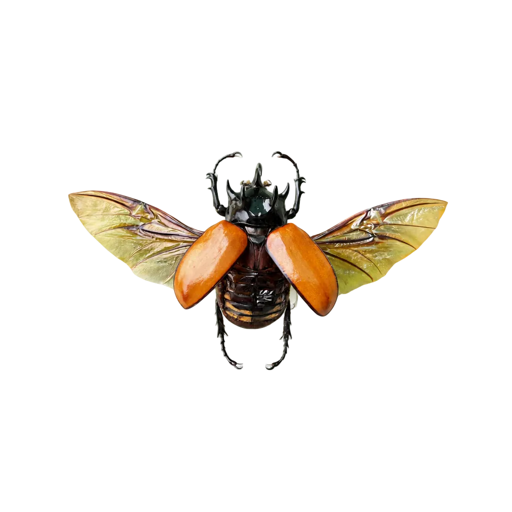 Five-Horned Rhinoceros Beetle Specimen